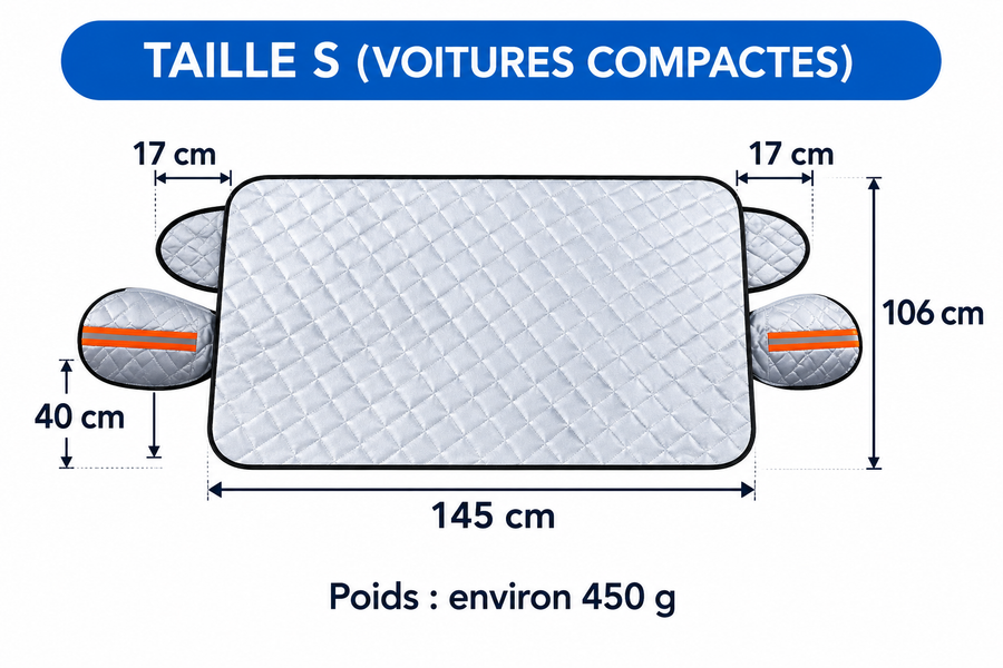 Housse Antigivre Pare-Brise GIVRÉO® – Protection Hivernale